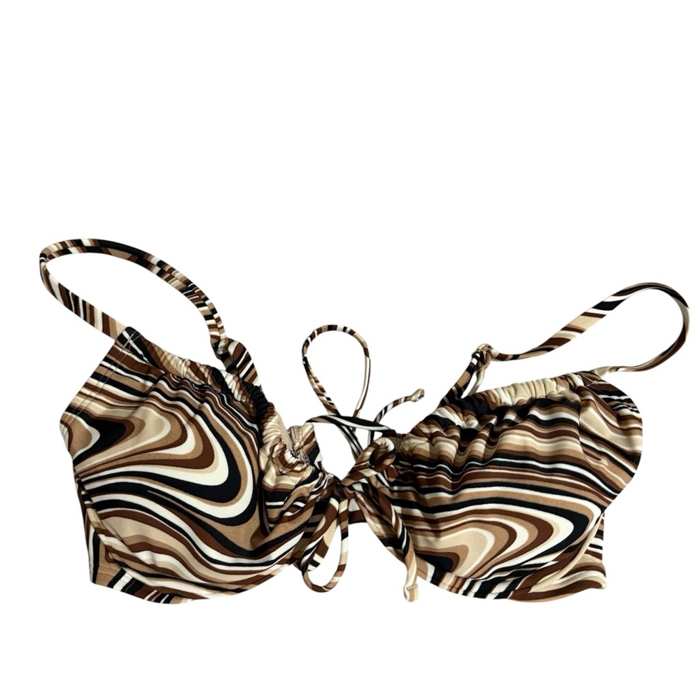 Hollister Brown and Black Bikini Swimwear